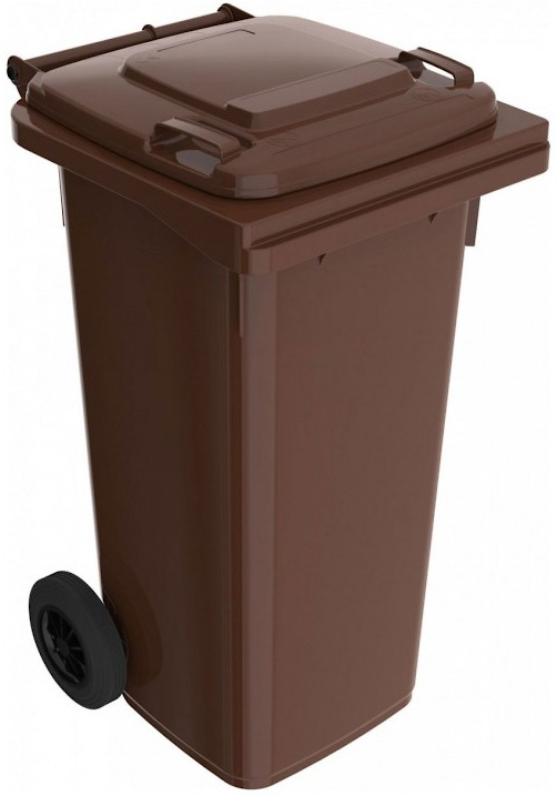 Plastová popelnice 120 l hnědá