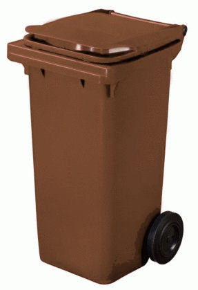 Plastová popelnice 240 l hnědá