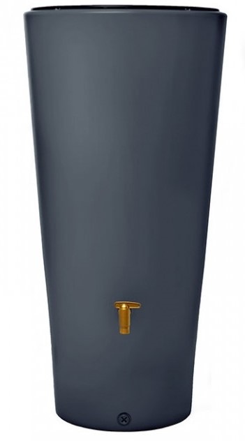 Plastová nádrž na dešťovou vodu VASO 220 l, grafit