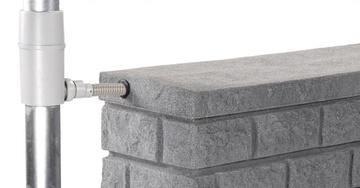 Zahradní nádrž na dešťovou vodu Rocky 300l, šedá