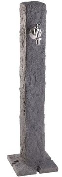 Zahradní sloupek na vodu Square tmavý granit