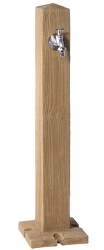 Zahradní sloupek na vodu Square světlé dřevo