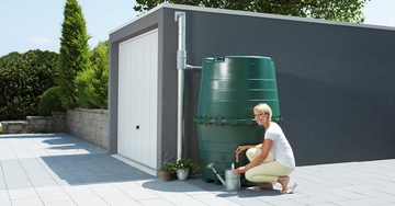 Plastová zahradní nádrž na dešťovou vodu Top-Tank 1300 l