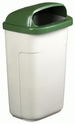 Odpadkový koš Classic 50 l šedo-zelený