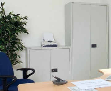 Kovová archivační skříň Bisley E782A04 na spisy  - 4 police