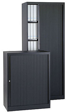 Kovová roletová skříň Bisley ET408, výška 118,1 cm