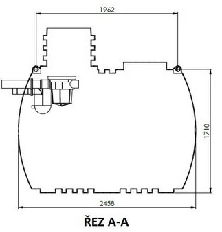 Plastová jímka Eco-Line 5000 l