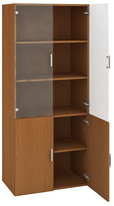 Kancelářská skříň vysoká D 5 80 09 - třešeň