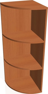 Kancelářská skříň střední DR 3 L - třešeň