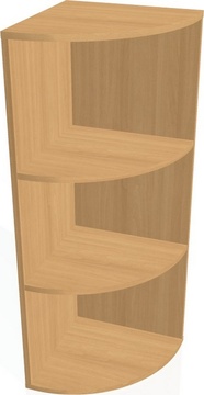 Kancelářská skříň střední DR 3 P - buk