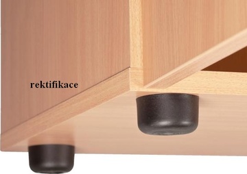 Kancelářská skříň nízká D 2 80 - třešeň
