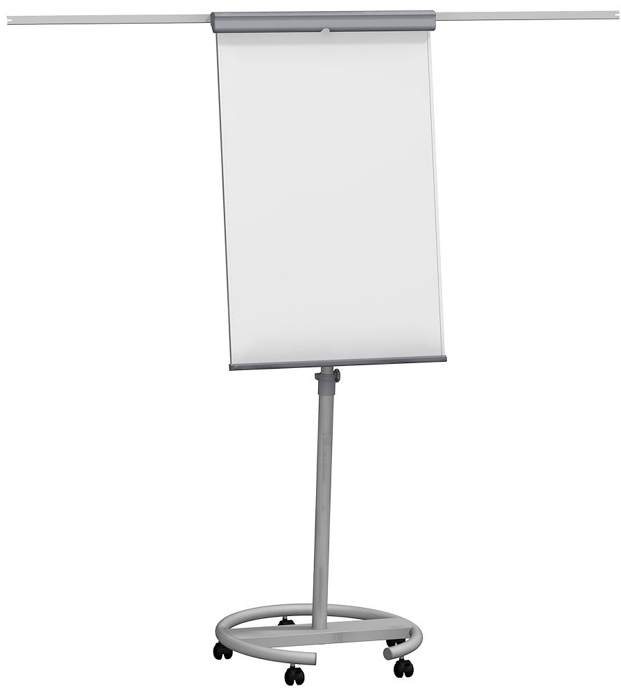 Mobilní flipchart Vario Round Mobile 105x68cm