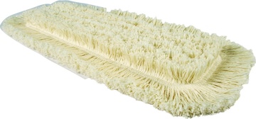 Plochý mop smyčka a rozstřih kapsy 50 cm bílý, 10 ks