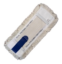 Plochý mop smyčky/rozstřih, kapsa+jazyk, 40 cm bílý, 10 ks