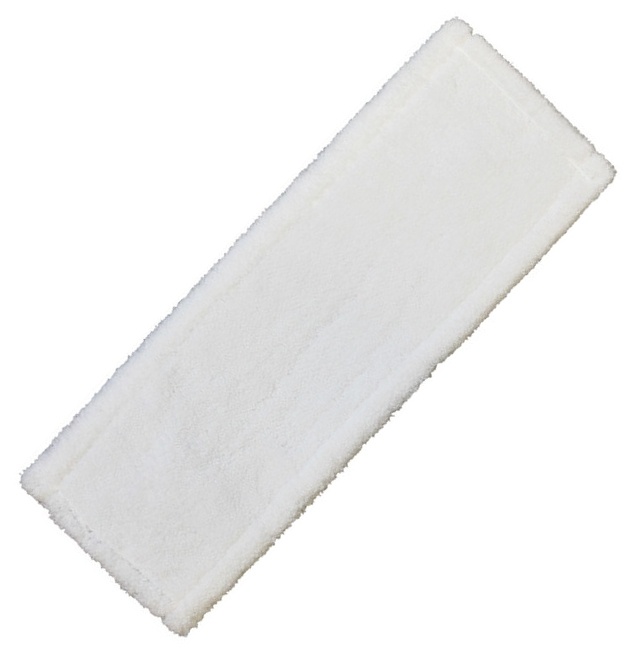 Plochý mop z mikrovlákna kapsy 40cm bílý, 10 ks