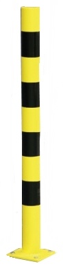 Ochranný sloupek průměr 76 mm žluto/černý