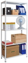 Regál Standard ECO bílý 1700x750x300mm, 5 polic nosnost na polici 75kg