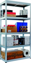 Kovový regál FUTUR TÜV SÜD pozink 1800x750x350 mm, 5 polic o nosnosti 250 kg