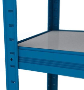 Kovový regál FUTUR pozink 1800x900x500 mm, 5 polic o nosnosti 350 kg