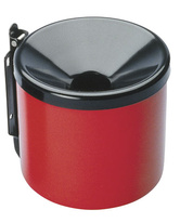 Popelník venkovní nástěnný průměr 150mm červeno/černý