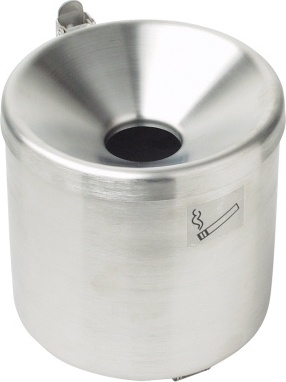 Popelník venkovní nástěnný průměr 150mm nerez