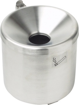 Popelník venkovní nástěnný průměr 90mm nerez
