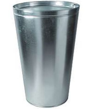 Vložka k betonovému koši Maxi, pozinkovaná 85 l