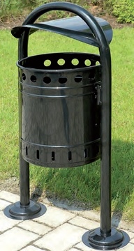 Odpadkový koš se stříškou 35l