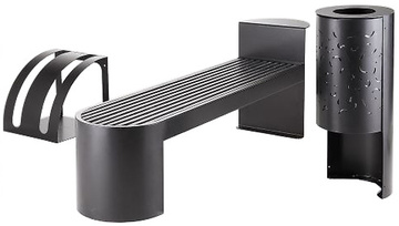 Odpadkový koš Modular kovový 39,5 l