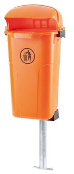 Odpadkový koš Urban 50l oranžový