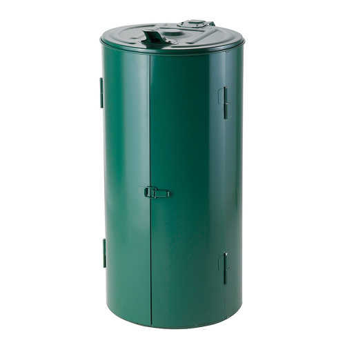 Stojan na odpadkové pytle s víkem 120 l zelený