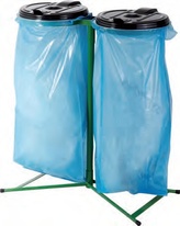 Stojan na odpadkové pytle 2x120 l