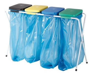 Stojan na odpadkové pytle 4x70 l
