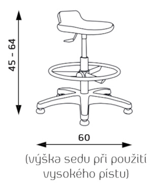 Pracovní židle ALBA PILOT