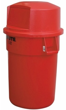 Víko k plastové nádobě Round Brute červené