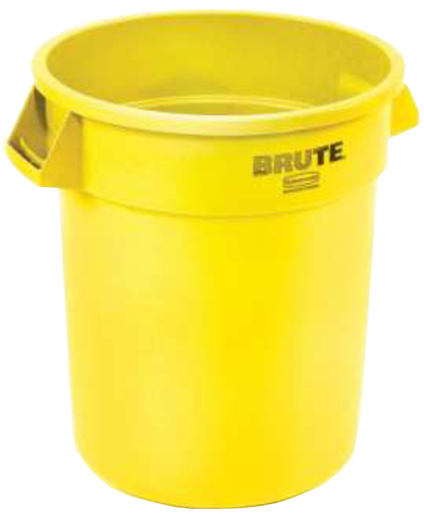 Plastová nádoba Round Brute 75,7 l žlutá