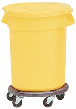 Plastová nádoba Round Brute 75,7 l žlutá
