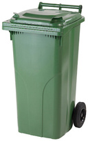 Plastová popelnice 120 l zelená