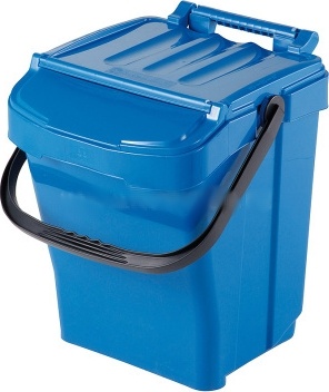 Odpadkový koš plastový Urba plus 40l modrý