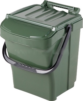 Odpadkový koš plastový Urba plus 40l zelený