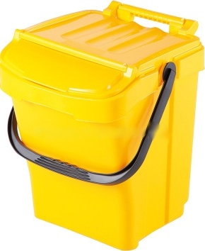 Odpadkový koš plastový Urba plus 40l žlutý