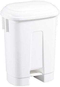 Odpadkový koš plastový Sirius 60l bílé víko