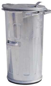 Plechová popelnice 110l pozink