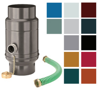 Sběrač dešťové vody KJG s hadicí pozink barevný, automatický, průměr 120 mm