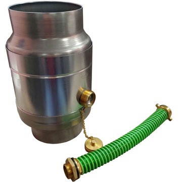 Sběrač dešťové vody KJG s hadicí titanzinek, automatický, průměr 80 mm