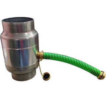 Sběrač dešťové vody KJG s hadicí titanzinek, automatický, průměr 120 mm