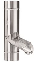 Sběrač dešťové vody KJG pozink, průměr 100 mm