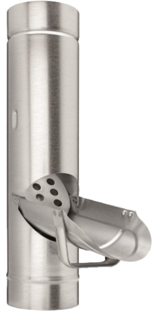 Sběrač dešťové vody KJG se sítkem pozink, průměr 120 mm