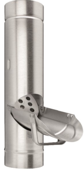 Sběrač dešťové vody KJG se sítkem titanzinek, průměr 120 mm