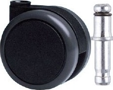 Kolečko pro židle pogumované EMI 65 AD S, čep 11x20 mm